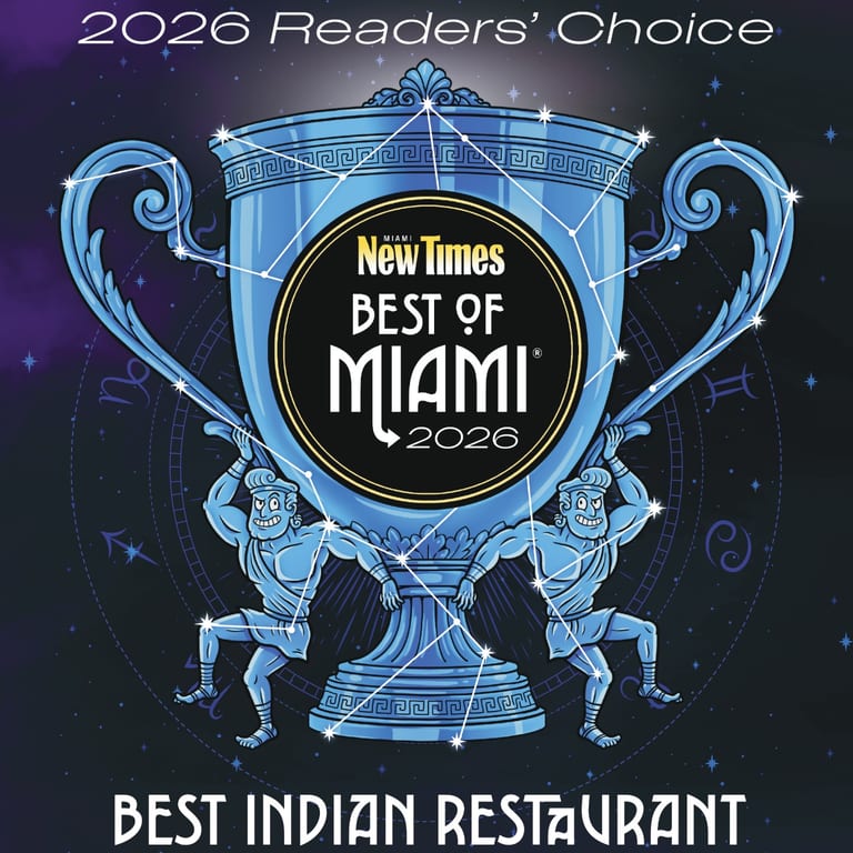 Miami's Best Restaurant 2022 • 2023 • 2024 • 2026